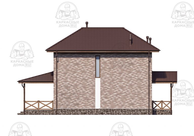 строительство каркасника 9,5x7,5 под ключ