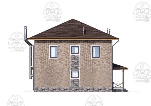 проект каркасного дома Гошенит Москва