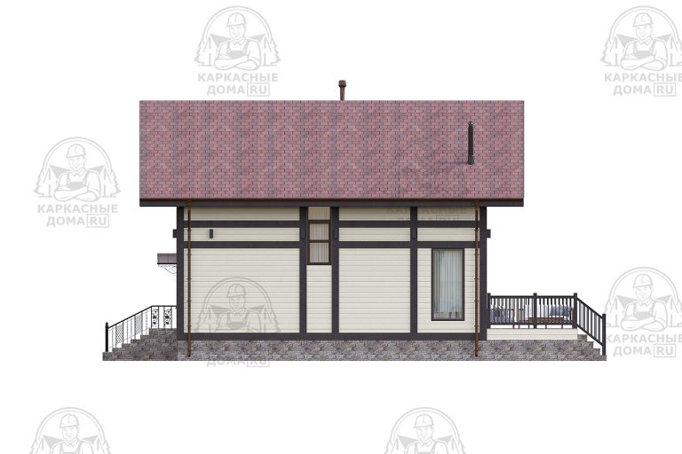 проект каркасного дома Диопсид Москва