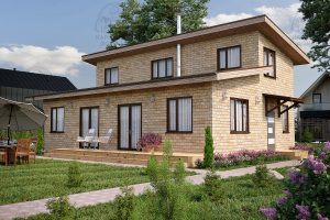 проект каркасного дома Бенитоит Москва