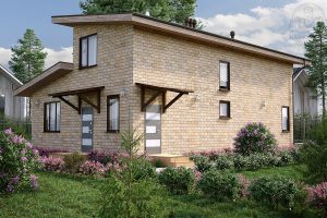 каркасный дом 11x13 под ключ