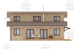 проект каркасного дома Бенитоит Москва