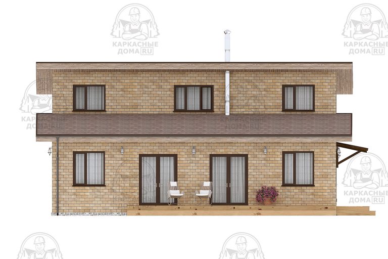 проект каркасного дома Бенитоит Москва