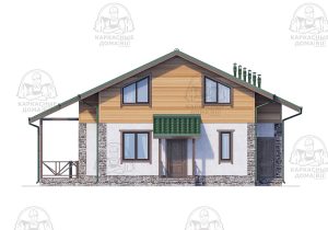 проект каркасного дома Гелиотроп Москва