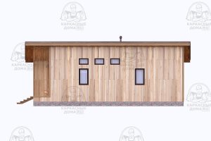 проект каркасного дома Данбурит 7x13 Москва